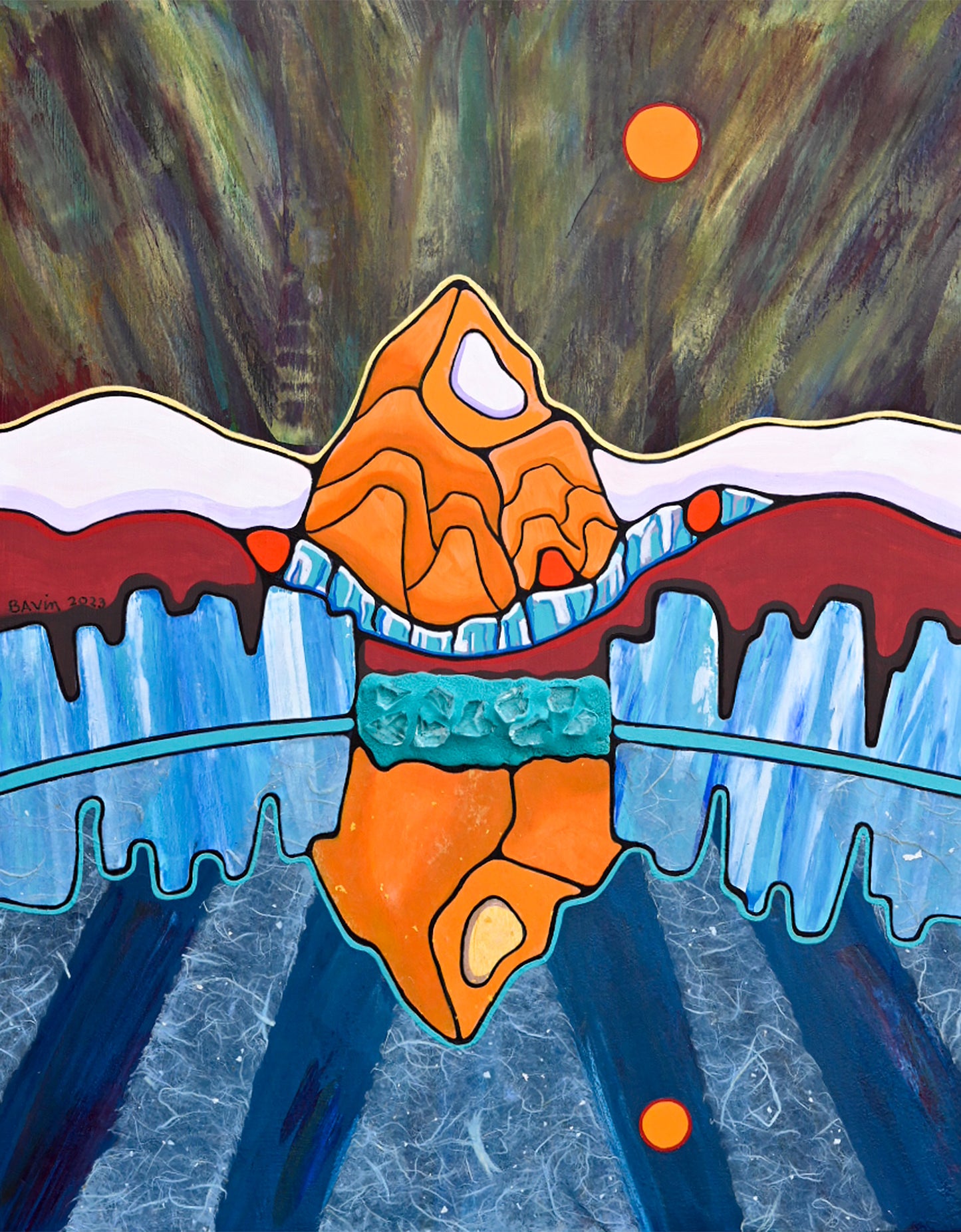 Houndstooth Spire, Bugaboo Mt. - Original Painting