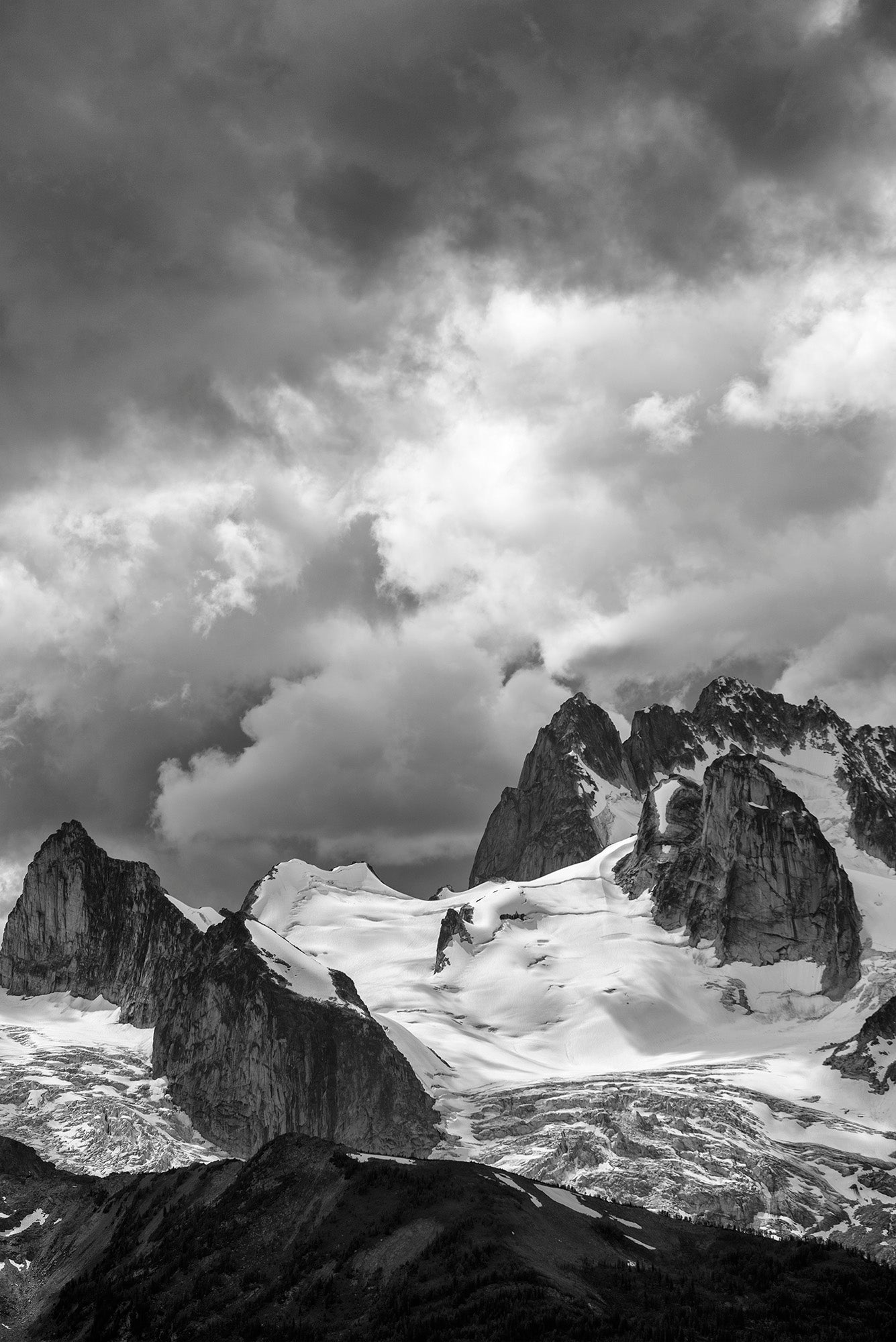 Bugaboo Storm Clouds 24x36 inch Canvas Print