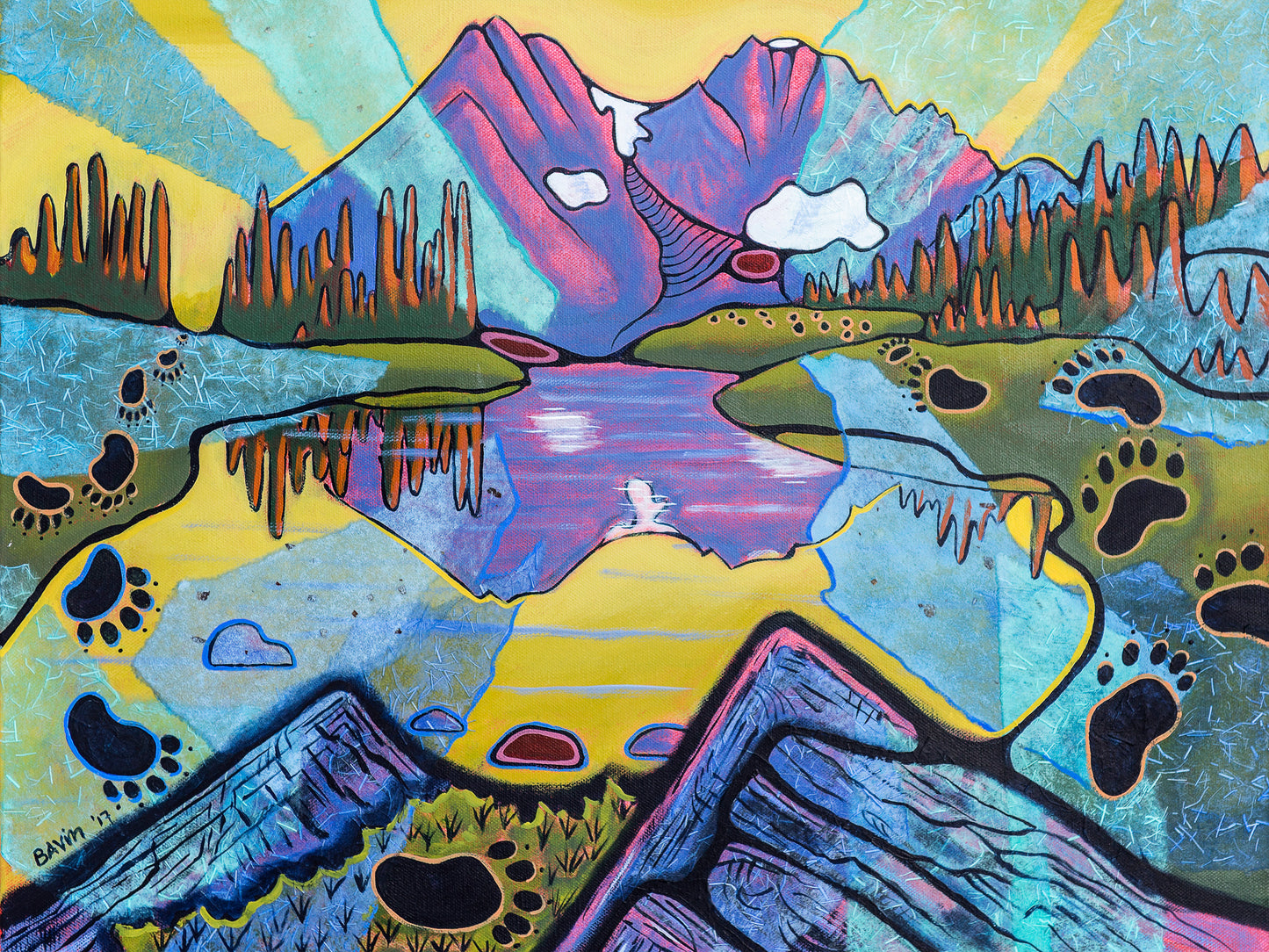 Tracks in Jumbo - Archival Print