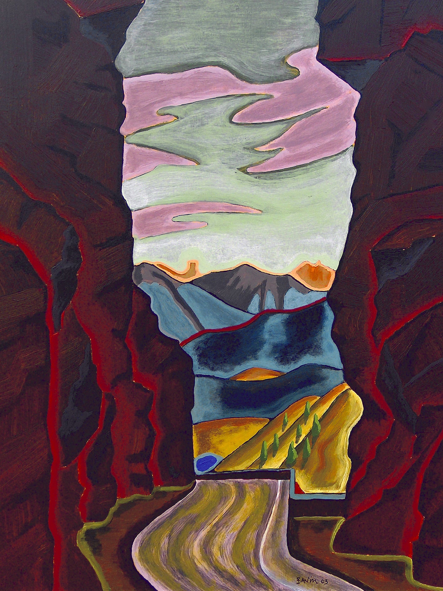 Sinclair Canyon and Farnham Tower - Archival Print