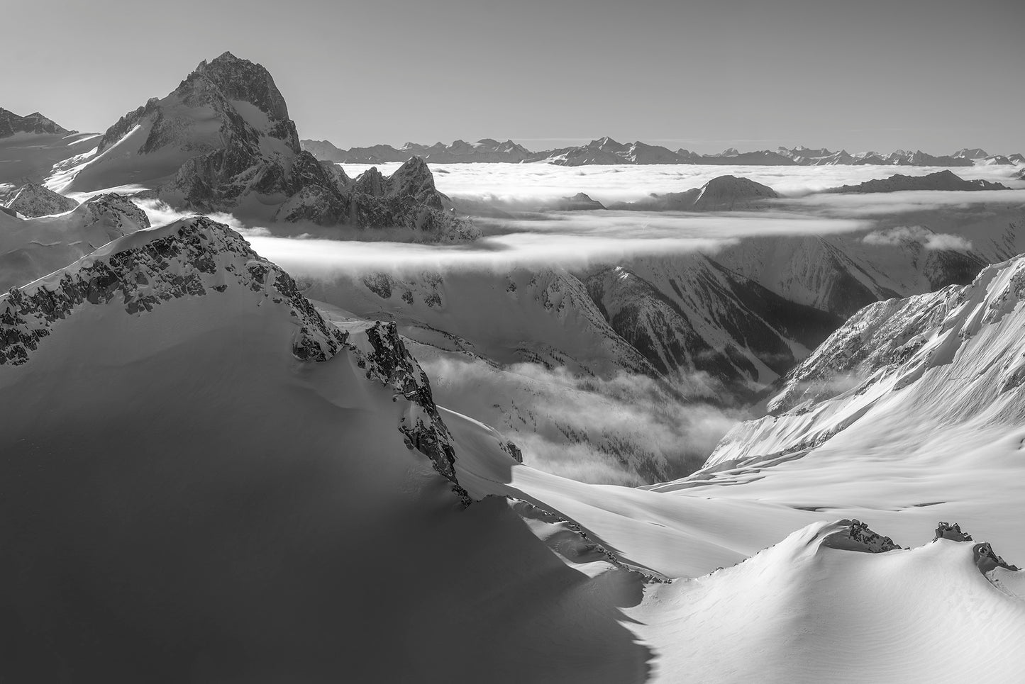 View down East Creek 18x14.5 inch Archival Paper Print-Framed