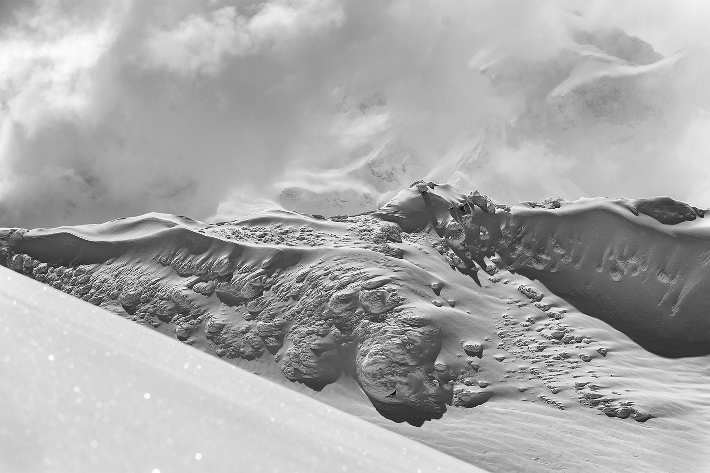 Snow Forms - 24x36 on canvas