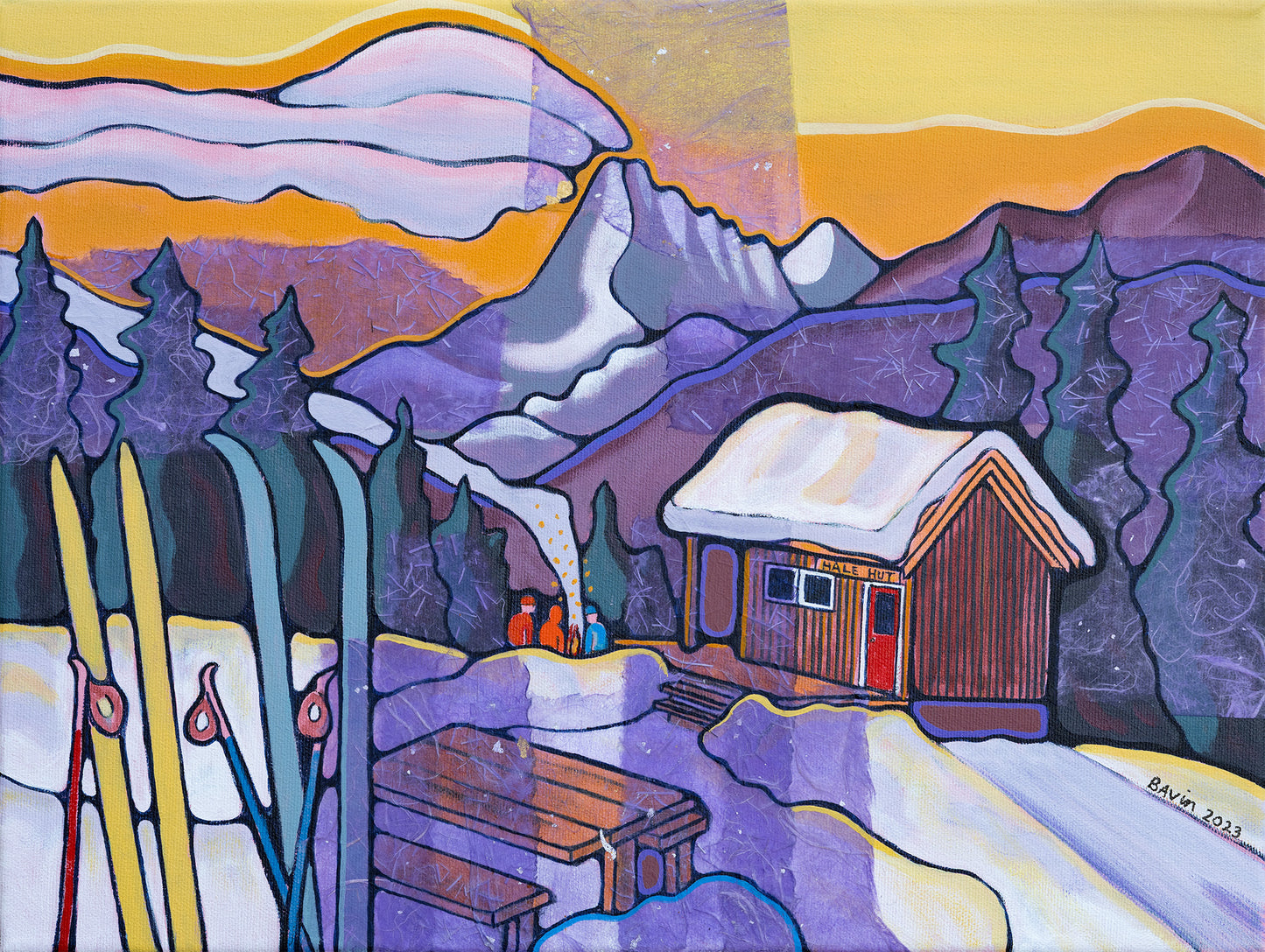 The Hale Hut & Paradox Peak, Panorama - Archival Print