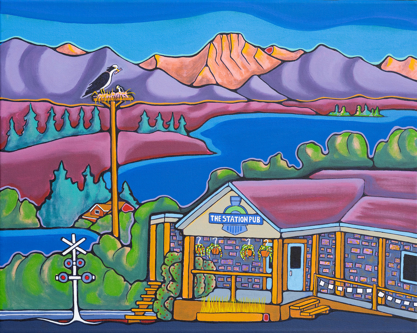 The Station Pub, Lk. Windermere - Archival Print