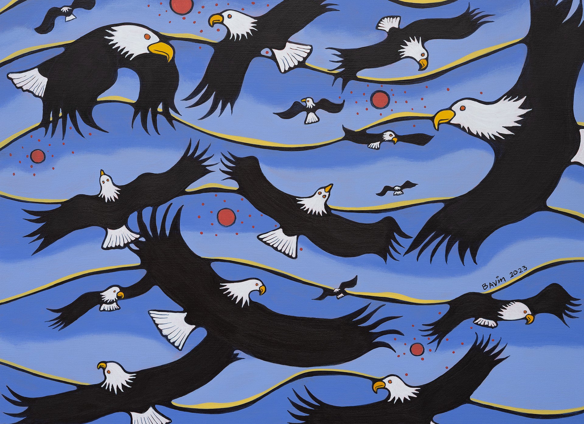 Flying Like an Eagle - Original Painting