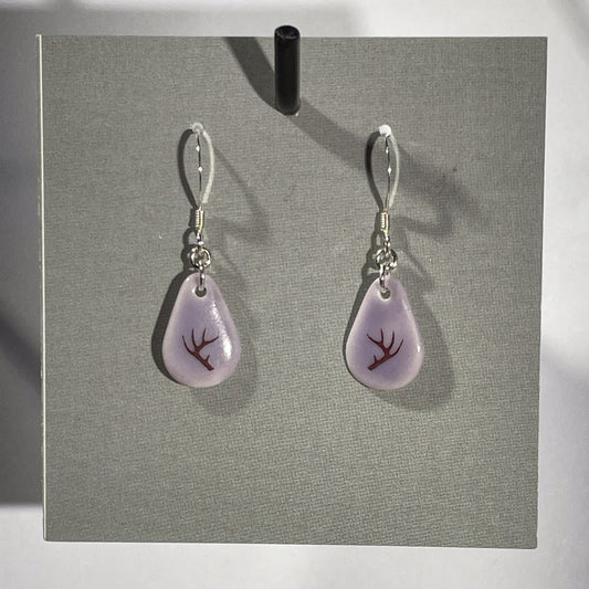 Porcelain Antler Earrings - [ST7051]