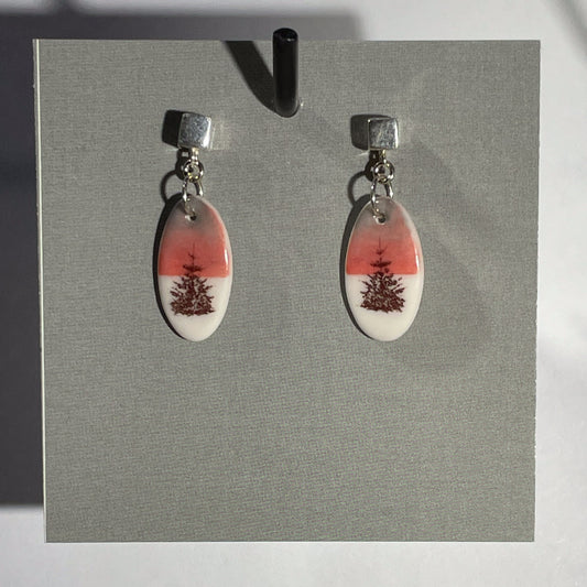 Porcelain Spruce Earrings - [ST7071]