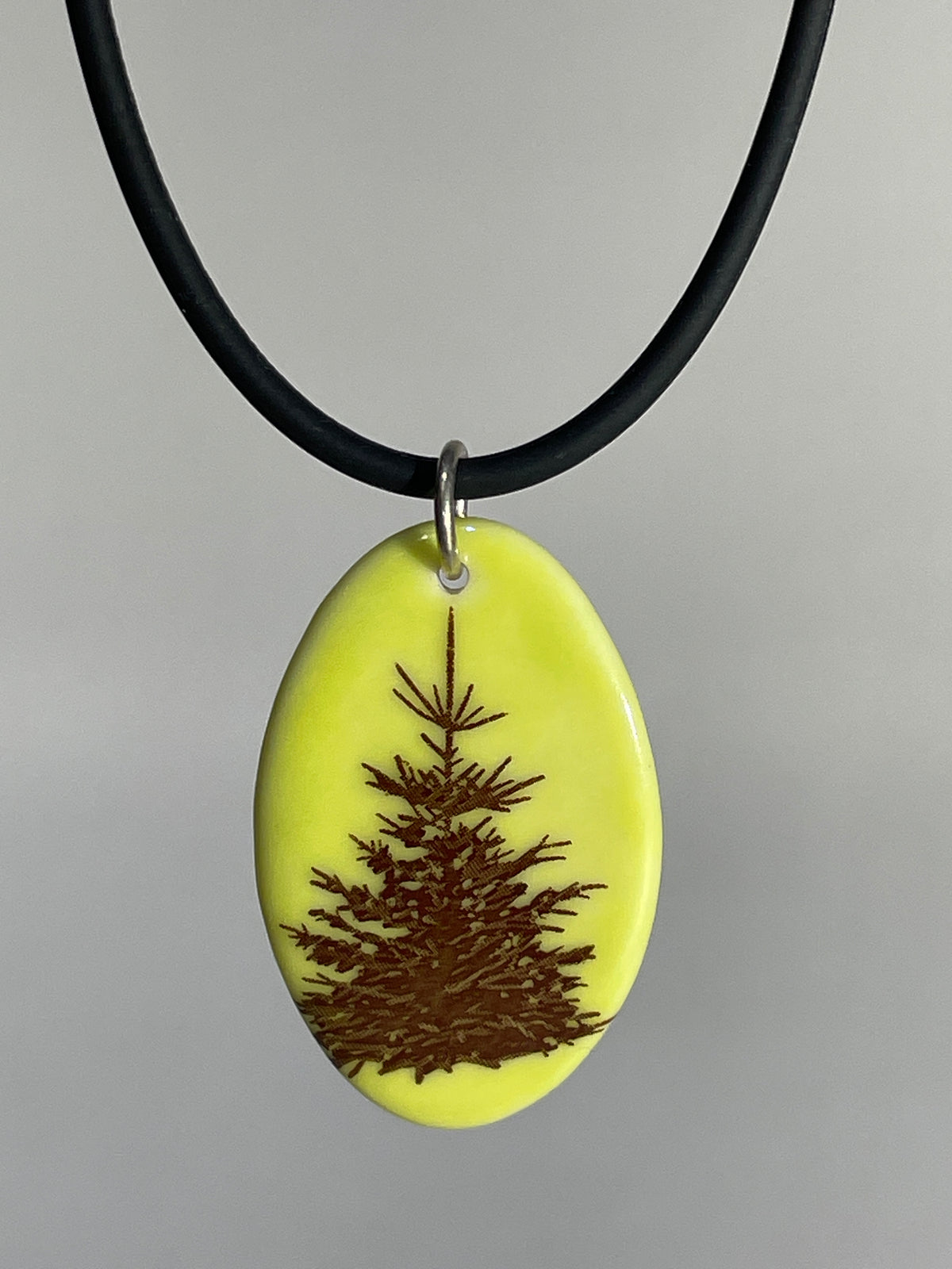 Porcelain Spruce Tree Necklace - [ST4005]