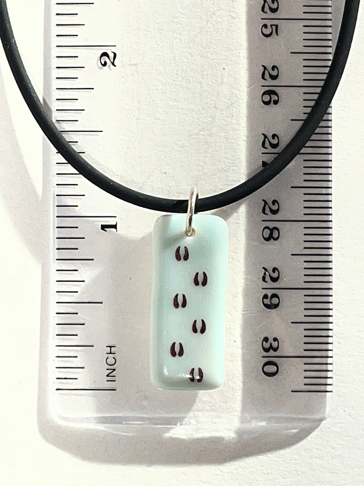 Porcelain Deer Tracks Necklace - [ST4011]