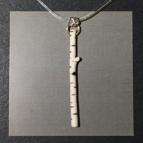 Porcelain Birch Necklace - [ST5117]