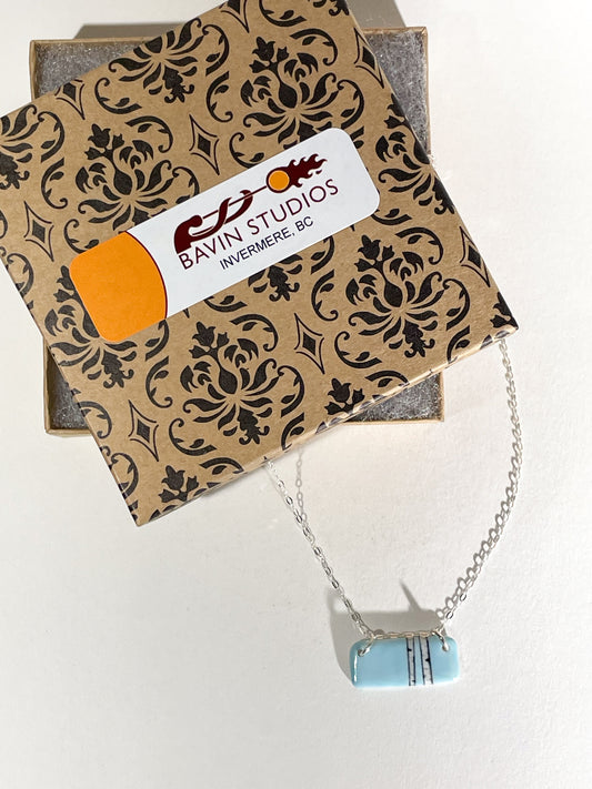 Porcelain Birch Forest Necklace - [STN7077]