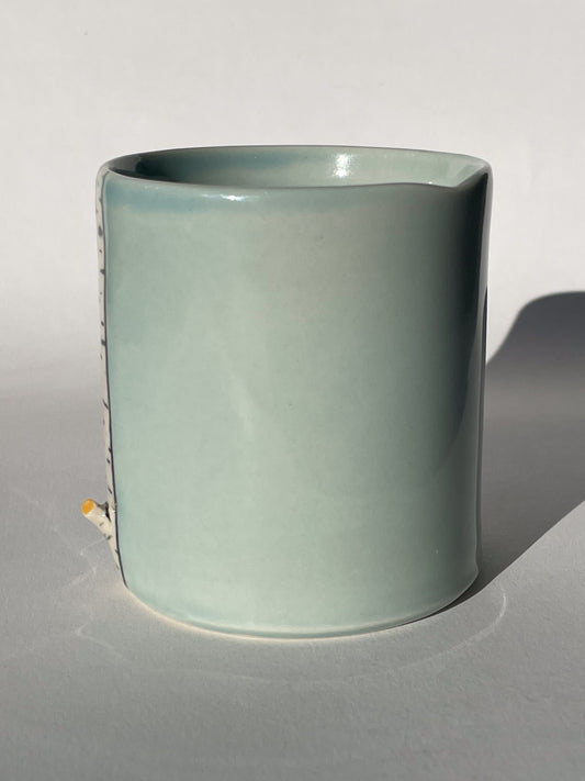 Porcelain Cup - Birch Trunk [8655]
