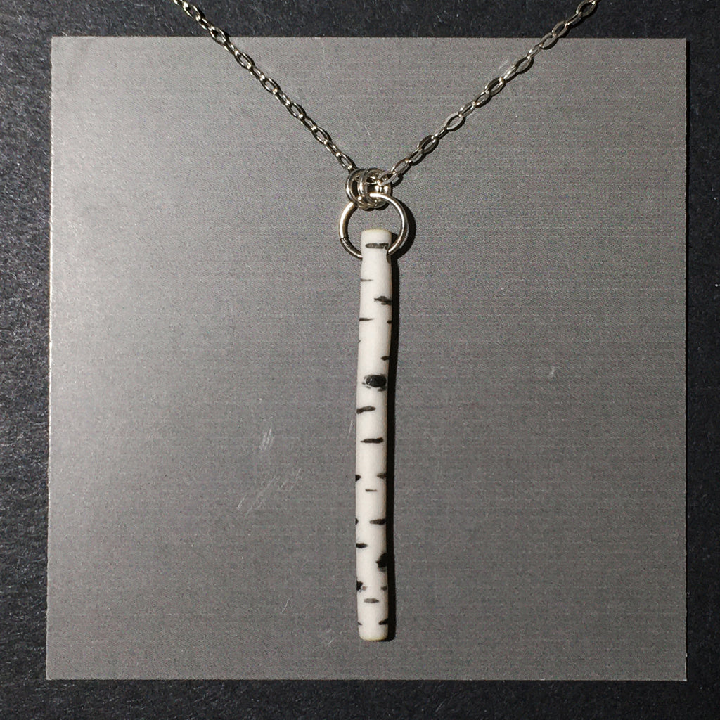 Porcelain Birch Necklace - [ST5120]