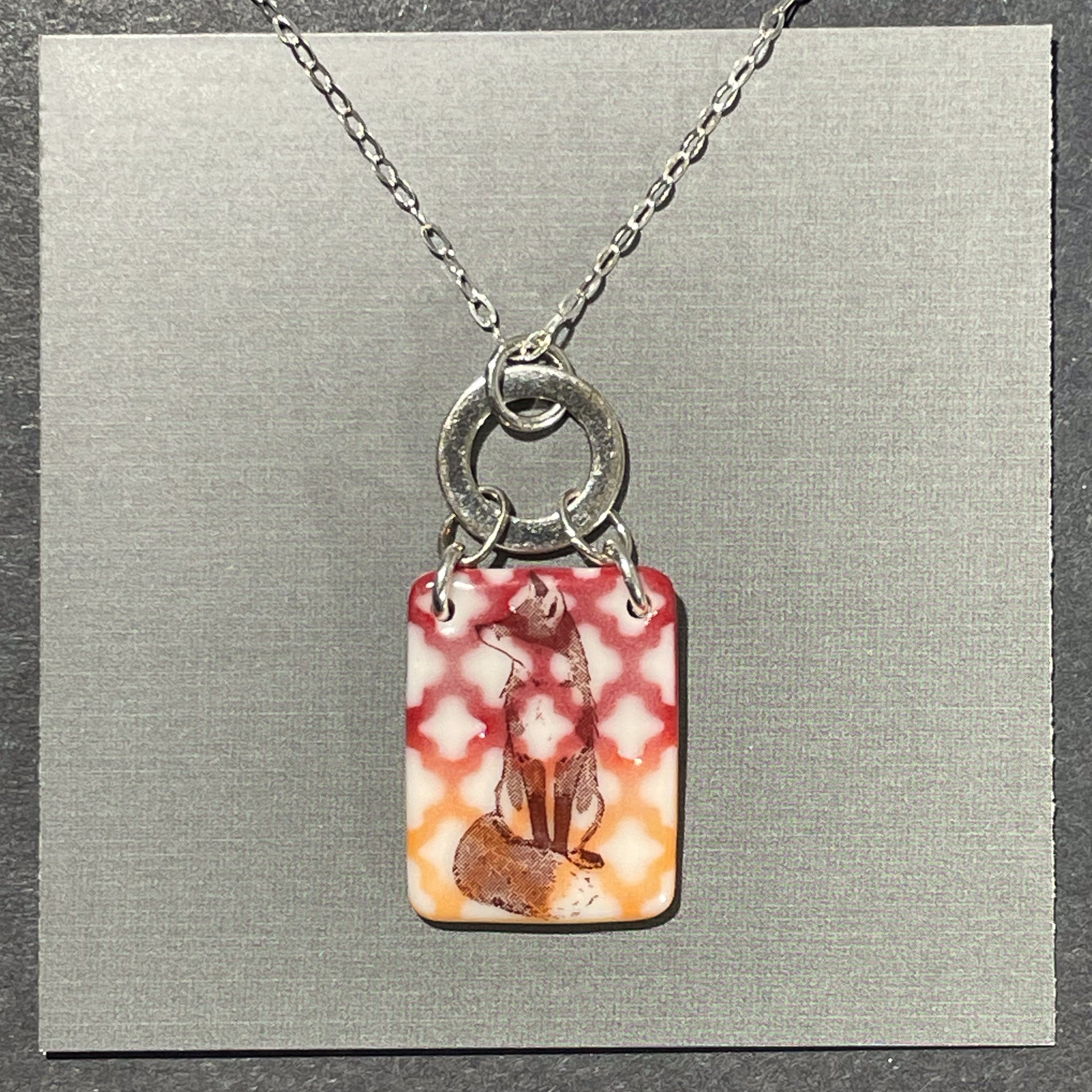 Porcelain Fox Necklace - [ST5122]