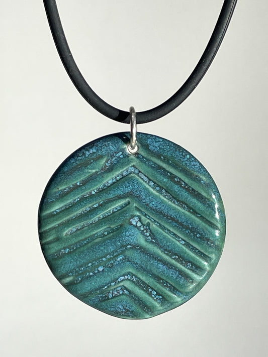 Porcelain Mountain Peaks Necklace - [ST4015]