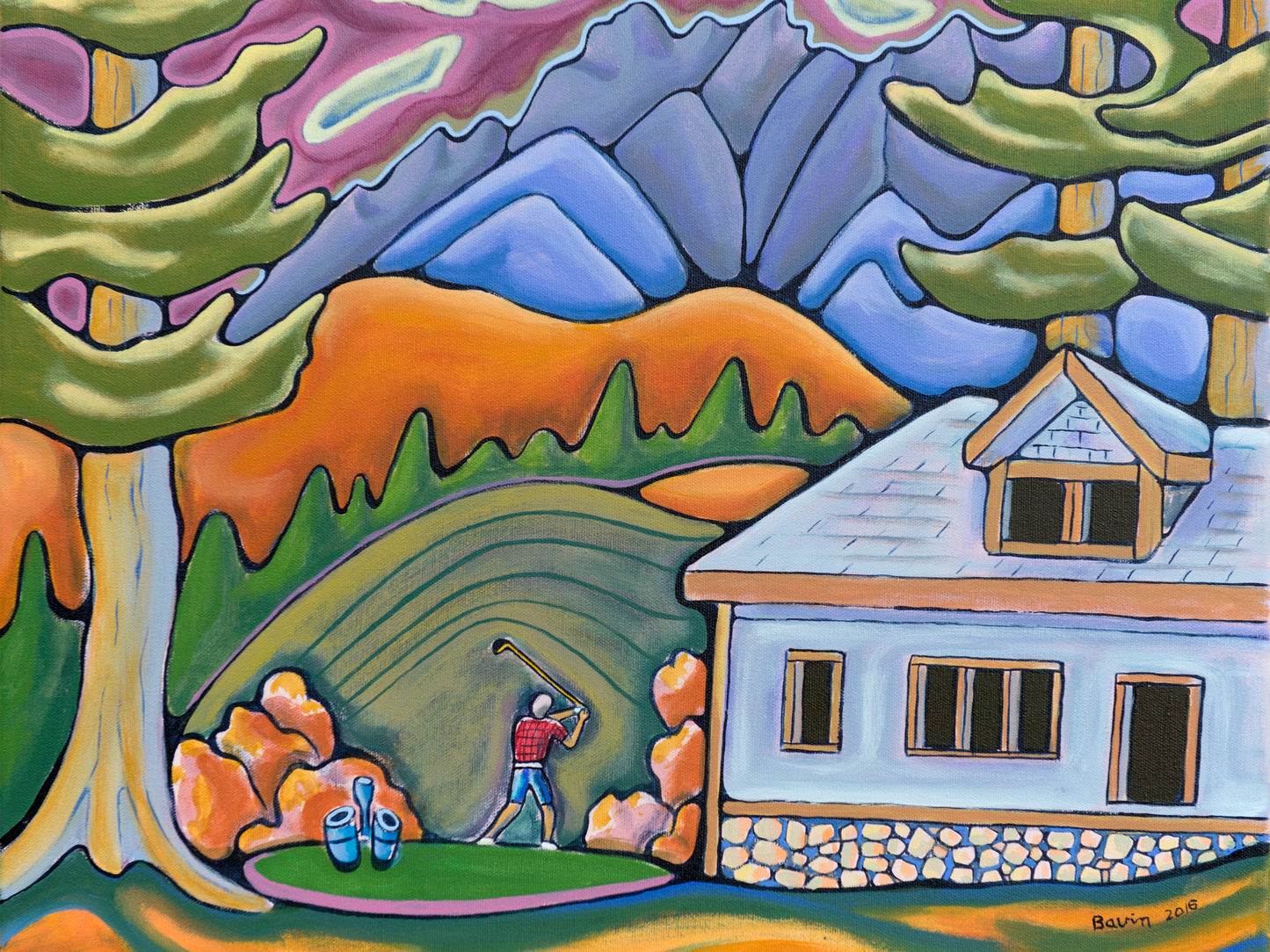 The Geary House Fairmont Mountainside Resort - Archival Print