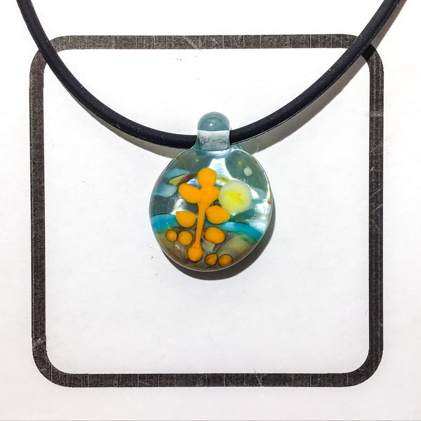 Glass Landscape Necklace - [#2021]