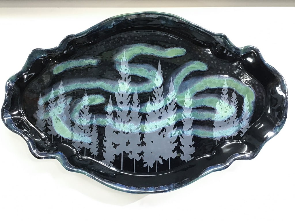 “Aurora Skies”- Porcelain Wall Art [#8661]